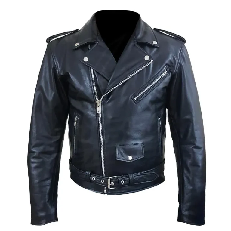Perfect Biker Style Classic Black Premium Brando Heavy Leather Jacket