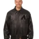 Arizona Diamondbacks Full Leather Laser Patch Jacket